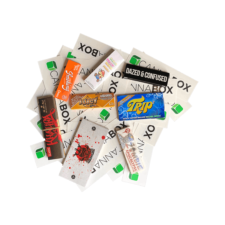 papers cannabox rolling papers 420 subscription smoking box